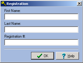 Registration form